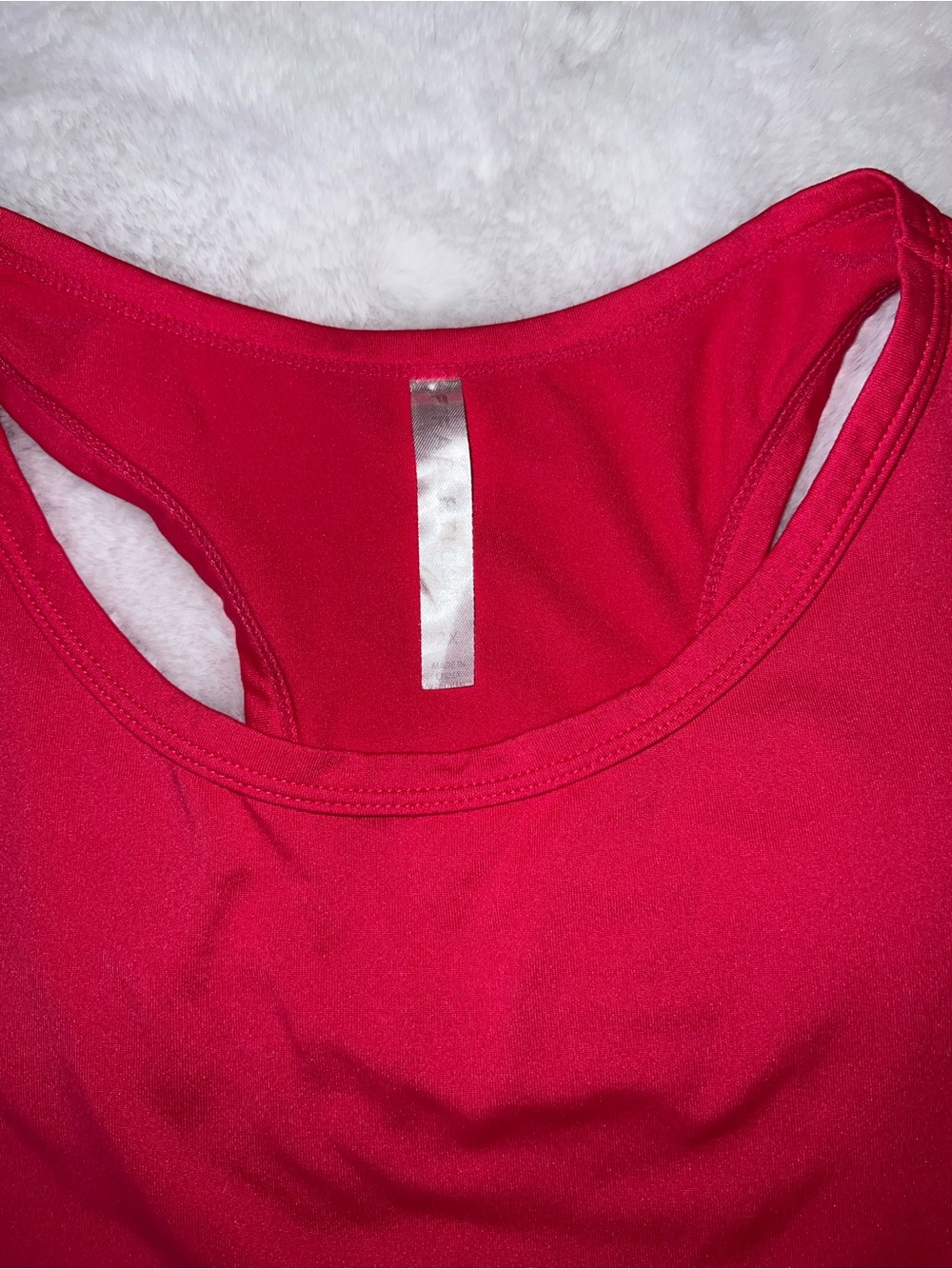 Fabletics Hot Pink Racerback Cropped Tank - Picture 2 of 4